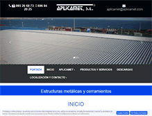 Tablet Screenshot of aplicamet.com